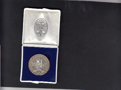 Beschrijving: 10 Gulden JULIANA